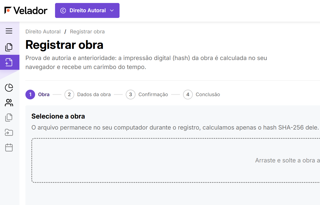 Registro de direito autoral